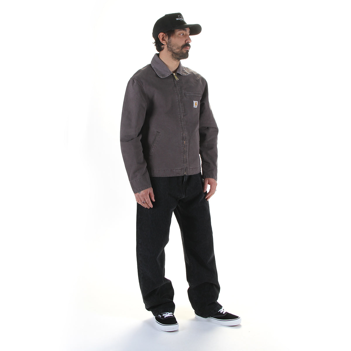 Carhartt WIP - Detroit Jacket - Unlined Dearborn Stone Canvas (Spring)
Style # I034819-3MB
Color : Shale / Shale