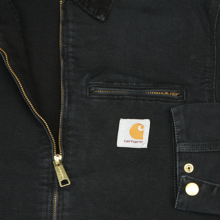 Carhartt WIP | Detroit Jacket - Unlined Dearborn Stone Canvas (Spring)
Style # I034819-00E
Color : Black / Black