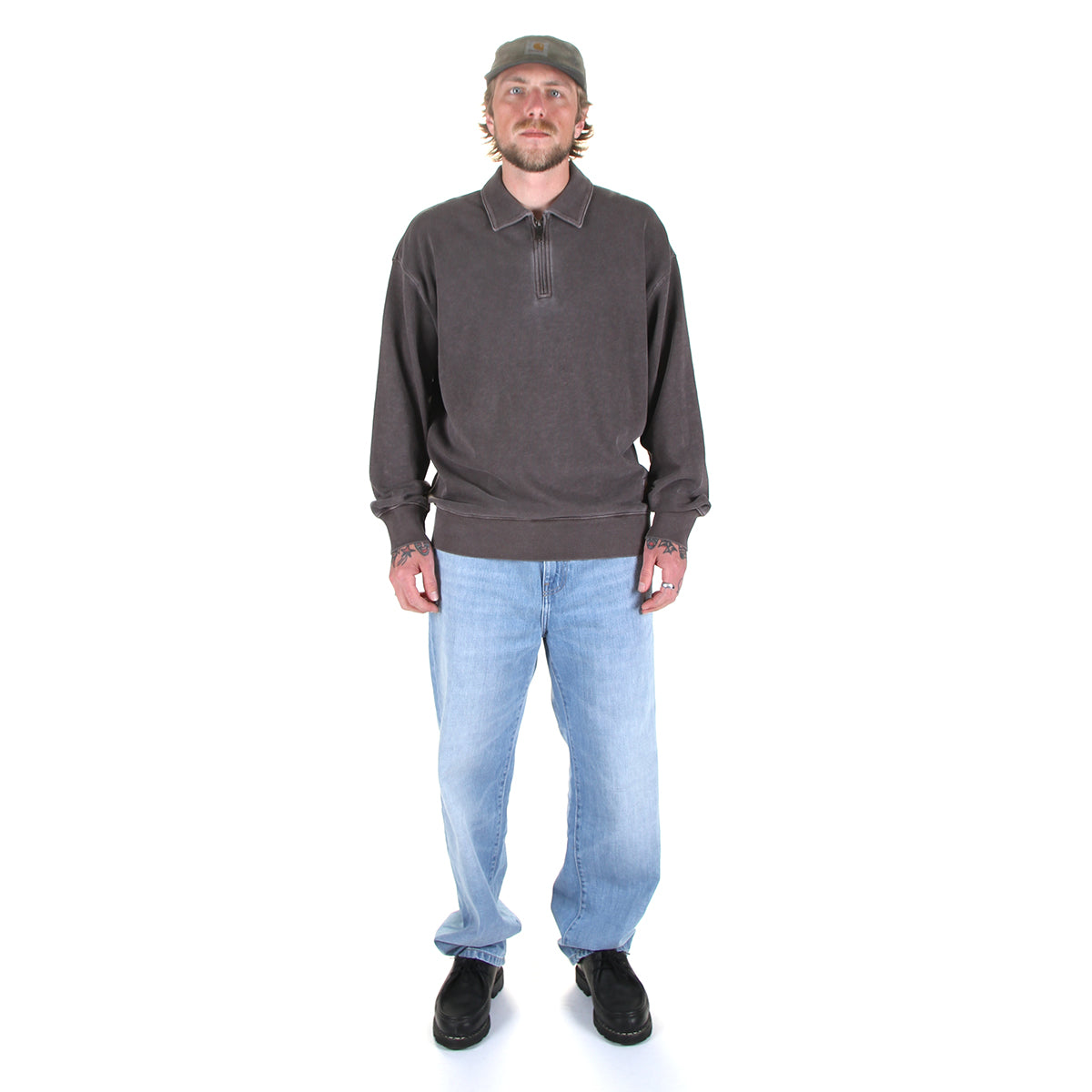 Carhartt WIP - Harper Polo
Style # I036899-47GD
Color : Tobacco