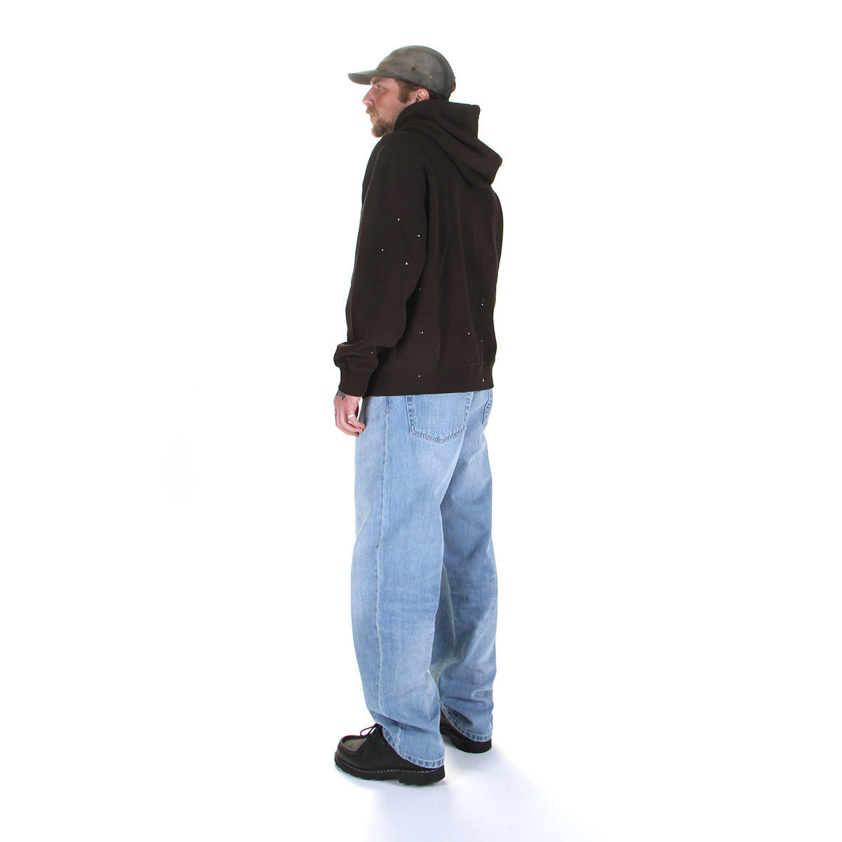 Carhartt WIP - Hooded Painter Jacket
Style # I036913-47EJ
Color : Tobacco (Destroy Wash Splatter)