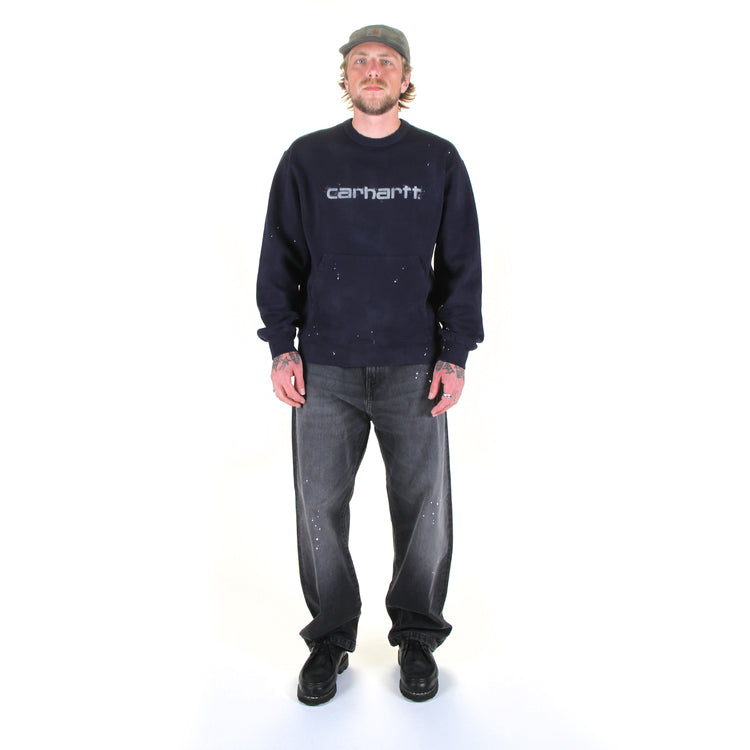 Carhartt WIP - Landon Pant
Style # I034733-89EJ
Color : Black (Destroy Wash Splatter)