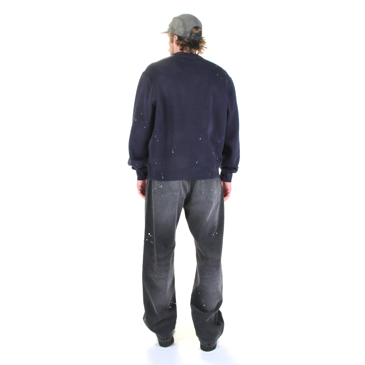 Carhartt WIP - Landon Pant
Style # I034733-89EJ
Color : Black (Destroy Wash Splatter)