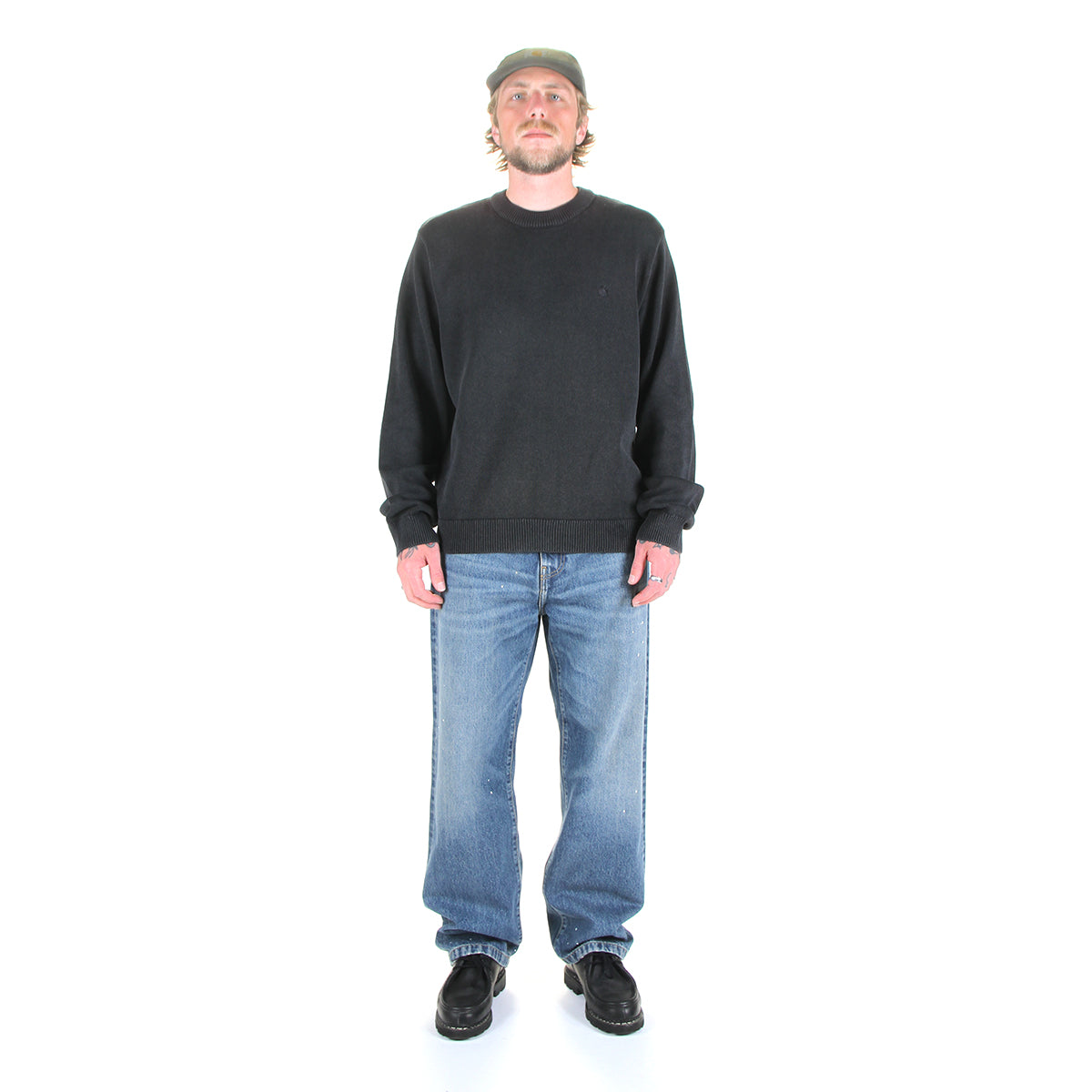 Carhartt WIP - Landon Pant
Style # I034733-01EJ
Color : Blue (Destroy Wash Splatter)