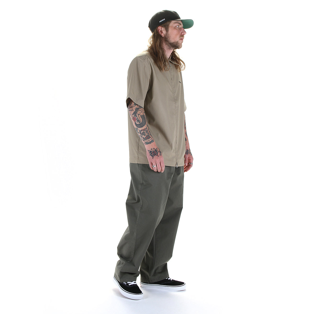 ΠΚΑ マルーン XL シャツ Postal Zip Shirt – Premier