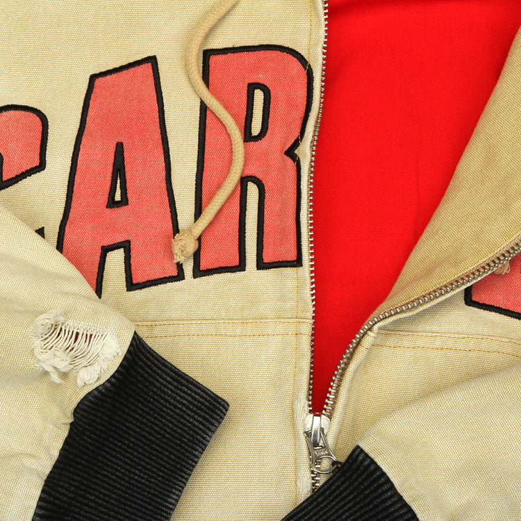 Carpet Company - Battered Varsity Work Jacket
Color : Brown