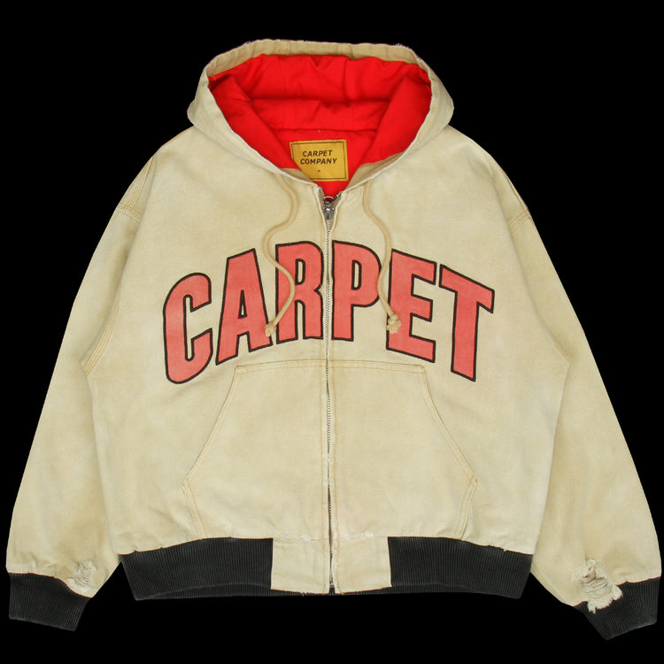 Carpet Company - Battered Varsity Work Jacket
Color : Brown