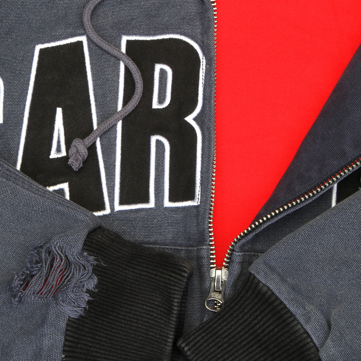 Carpet Company - Battered Varsity Work Jacket
Color : Blue