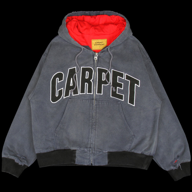 Carpet Company - Battered Varsity Work Jacket
Color : Blue