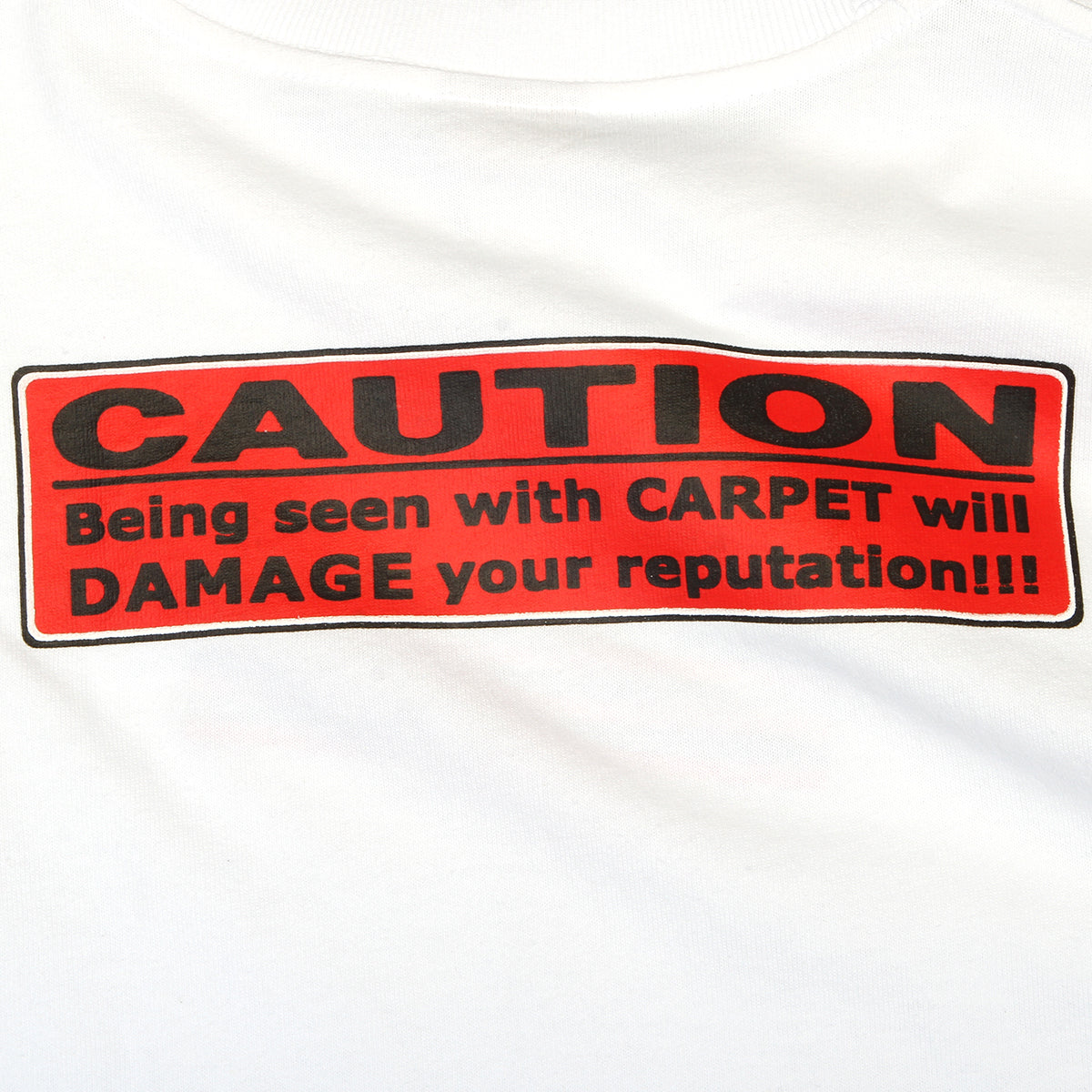 Carpet Company - Biohazard T-Shirt
Color : White