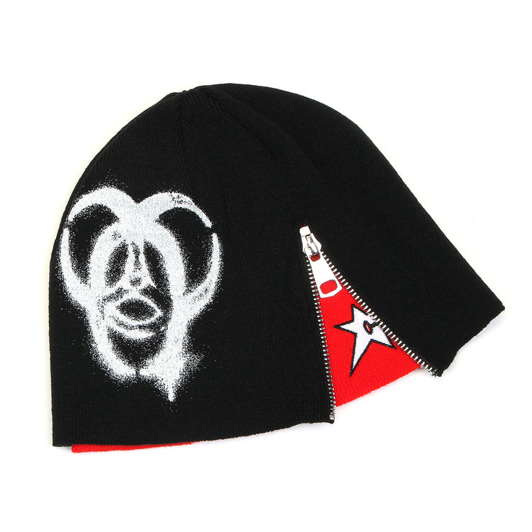Carpet Company - Biohazard Zip Beanie
Color : Black