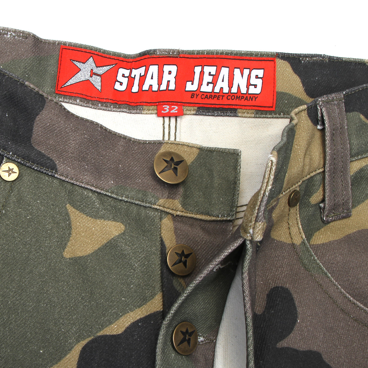 Carpet Company - C-Star Camo Denim Jeans
Color : Camo