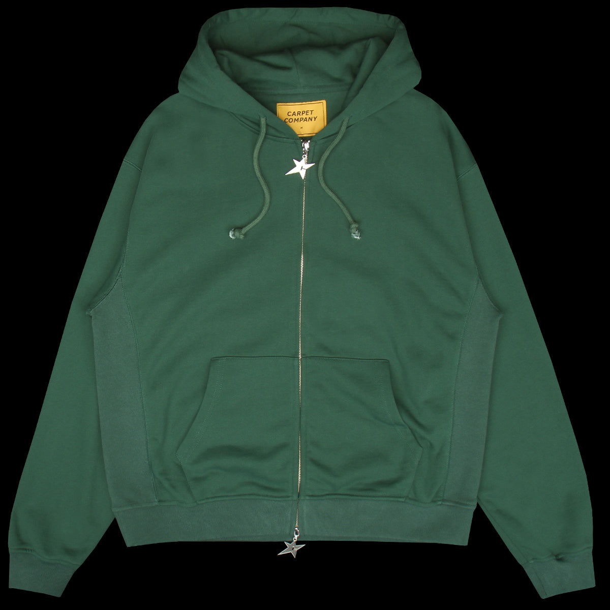 Carpet Company - C-Star Double Zip Hoodie
Color : Forest Green