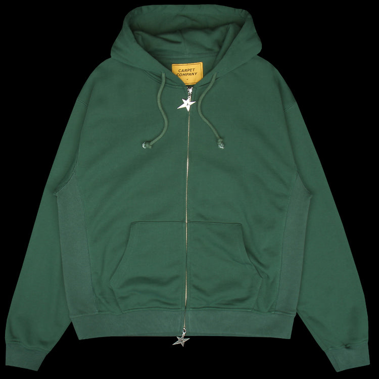 Carpet Company - C-Star Double Zip Hoodie
Color : Forest Green