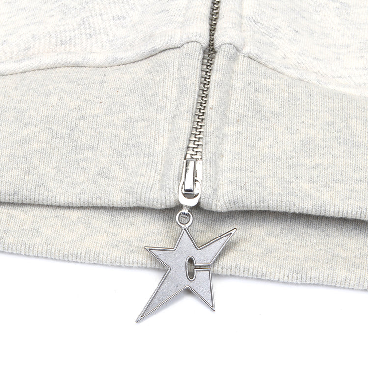 Carpet Company - C-Star Double Zip Hoodie
Color : Oxford Grey