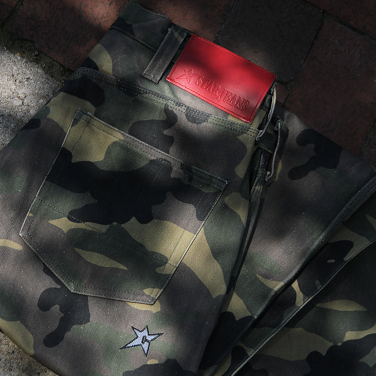 Carpet Company - C-Star Camo Denim Jeans
Color : Camo