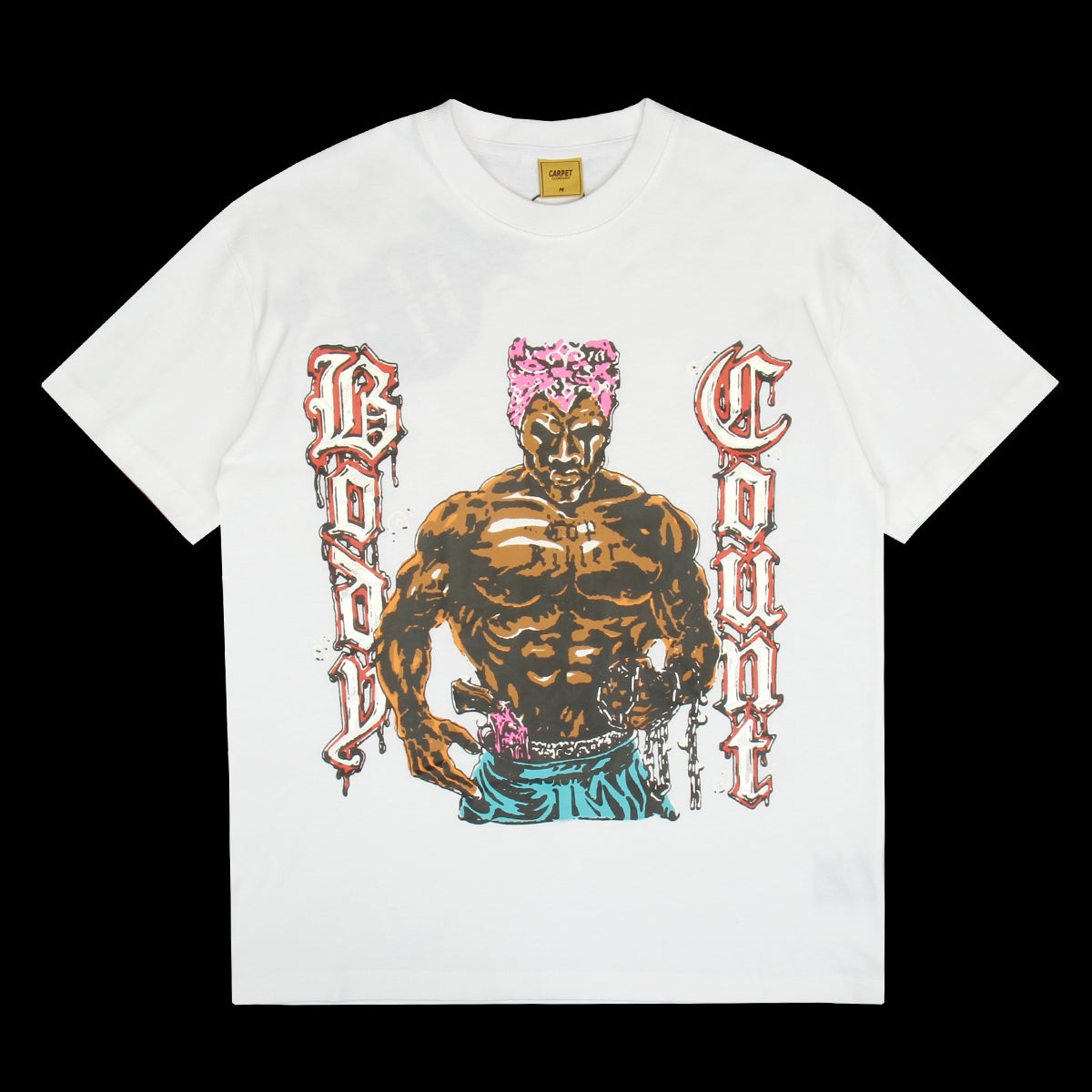 Carpet Company - Body Count T-Shirt
Color : White