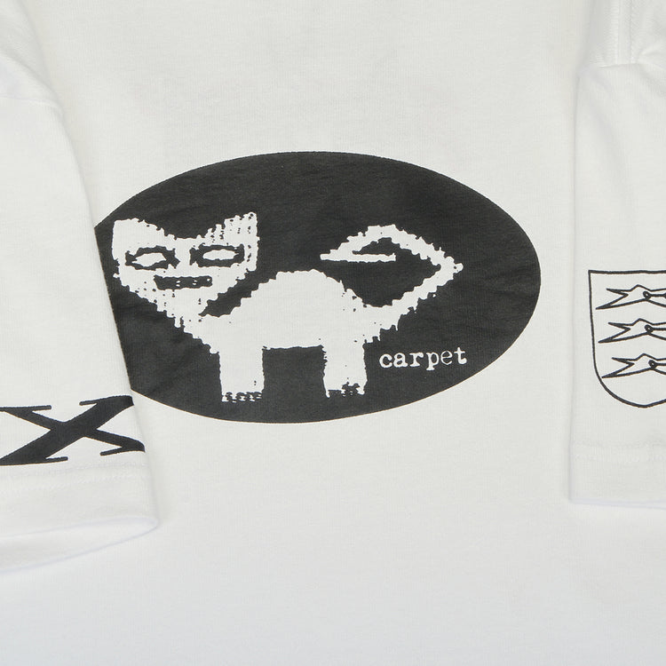 Carpet Company - Bouncer T-Shirt
Color : White