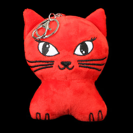 Carpet Company - Cat Plushie Keychain
Color : Red
