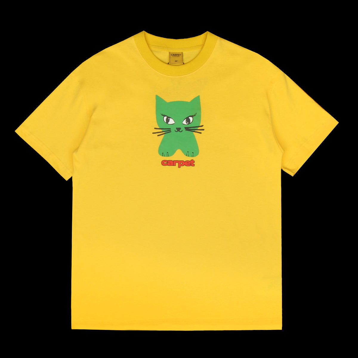 Carpet Company - Cat T-Shirt
Color : Yellow