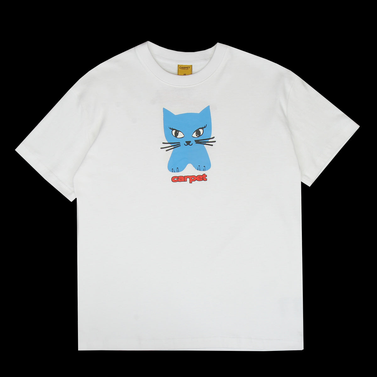 Carpet Company - Cat T-Shirt
Color : White
