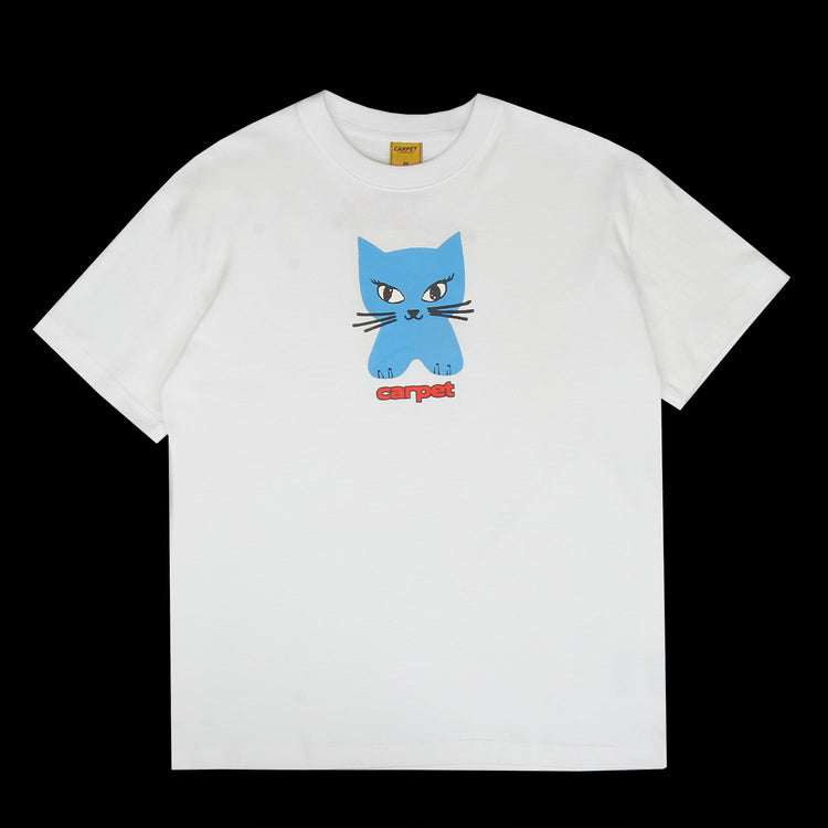 Carpet Company - Cat T-Shirt
Color : White