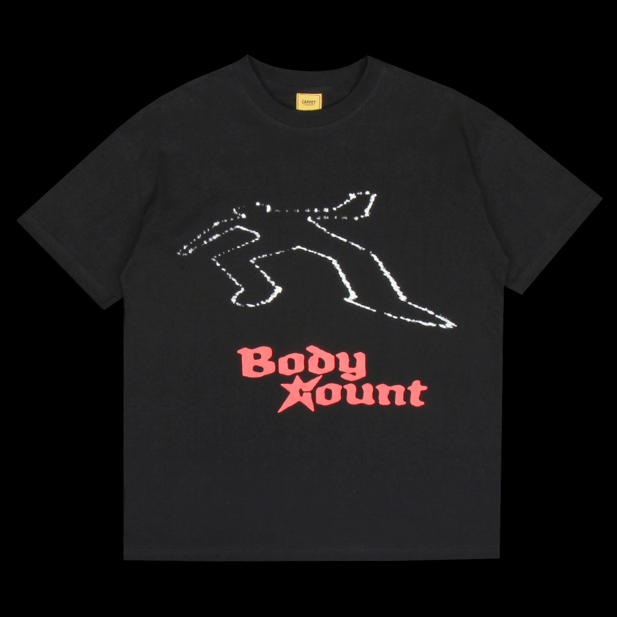 Carpet Company - Chalk Outline T-Shirt
Color : Black