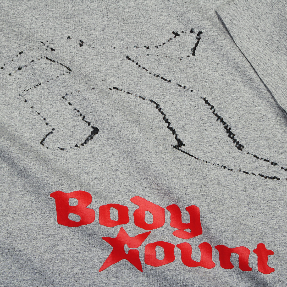 Carpet Company - Chalk Outline T-Shirt
Color : Grey