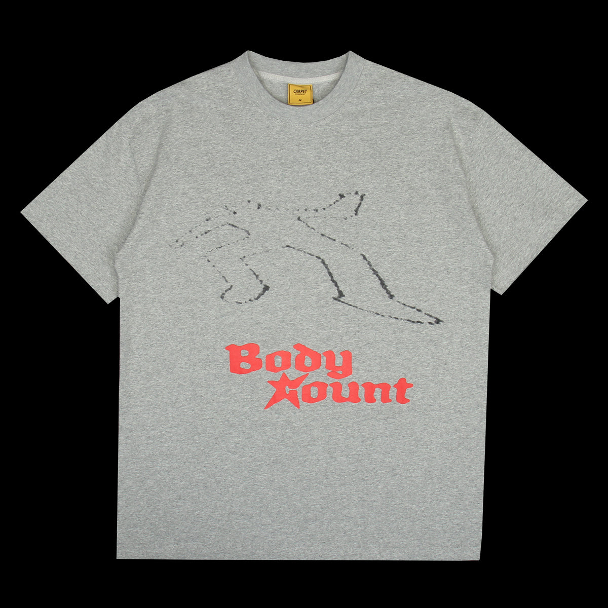 Carpet Company - Chalk Outline T-Shirt
Color : Grey