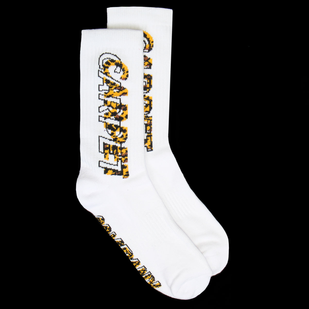 Carpet Company - Misprint Cheetah Sock
Color : White
