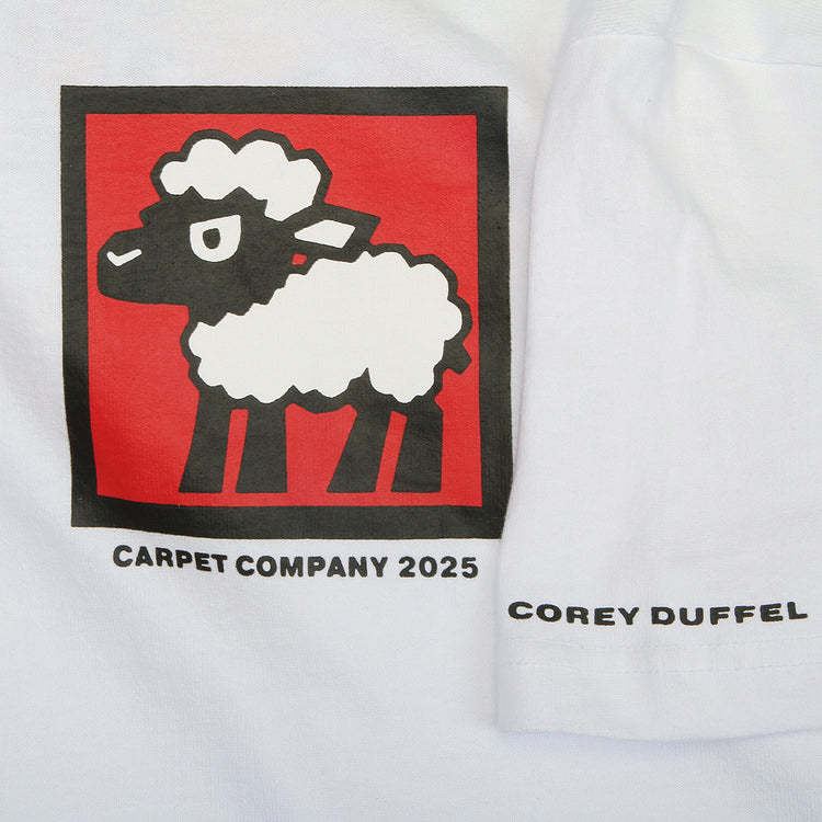 Carpet Company - Sheep T-Shirt
Color : White