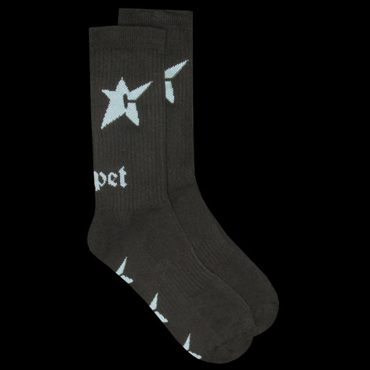 Carpet Company - Glow In The Dark C-Star Sock
Color : Black