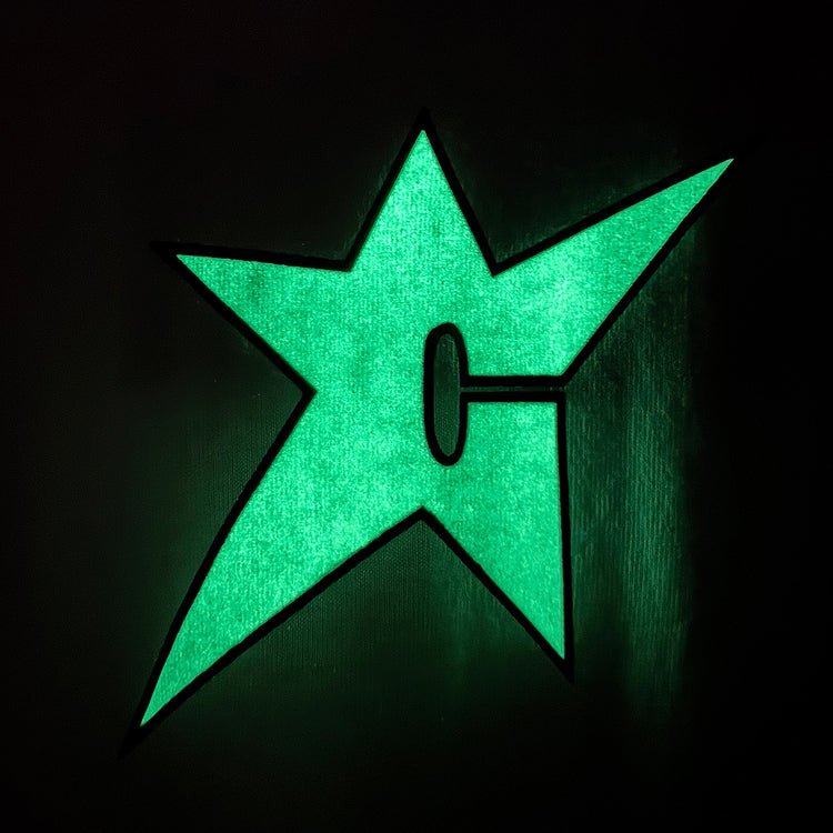 Carpet Company - Glow In The Dark C-Star T-Shirt
Color : White