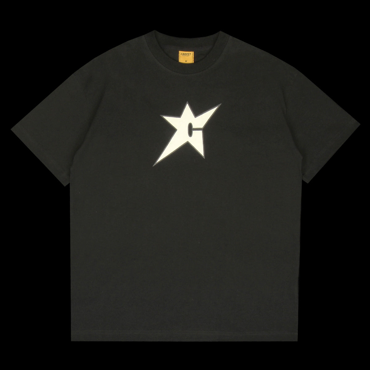 Carpet Company - Glow In The Dark C-Star T-Shirt
Color : Black