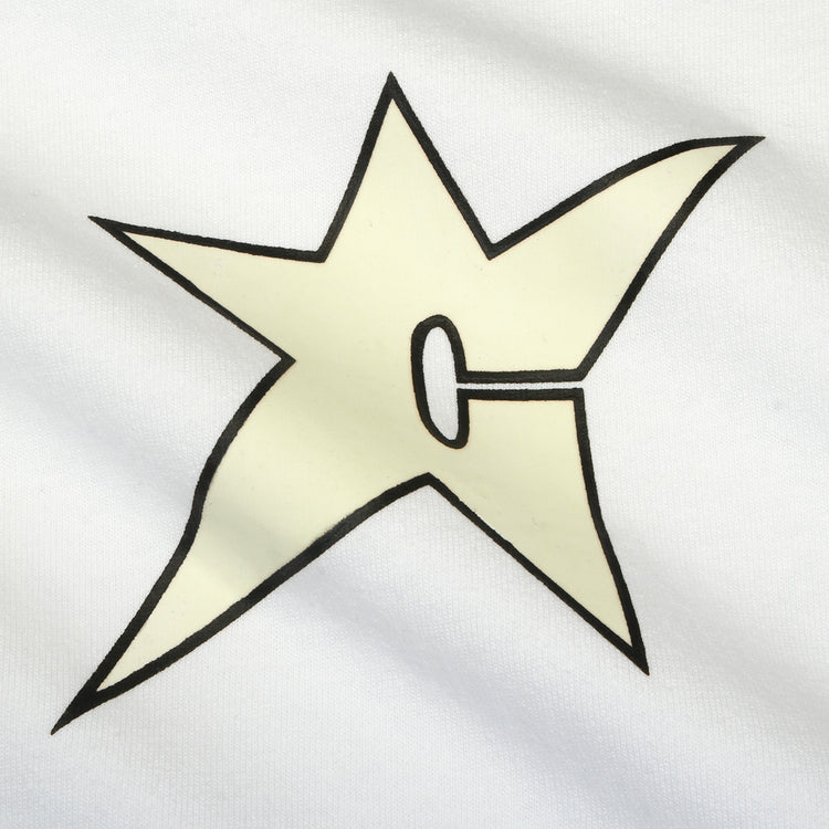 Carpet Company - Glow In The Dark C-Star T-Shirt
Color : White