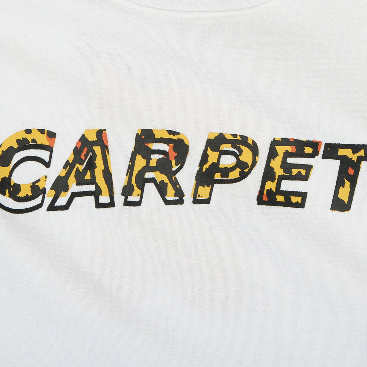 Carpet Company - Misprint Cheetah T-Shirt
Color : White