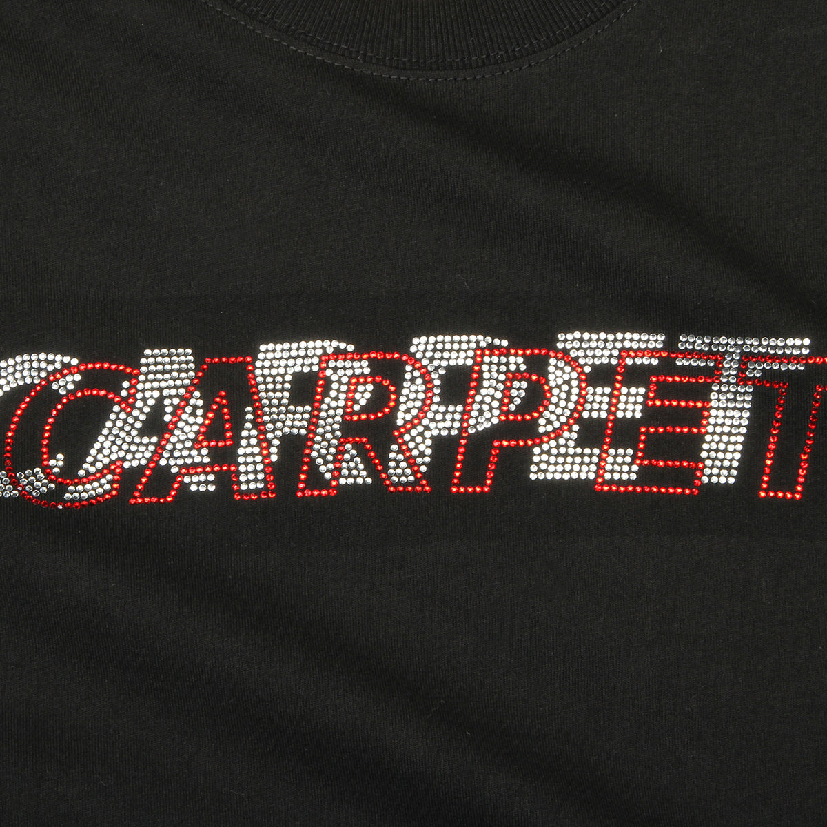 Carpet Company - Misprint Rhinestone T-Shirt
Color : Black
