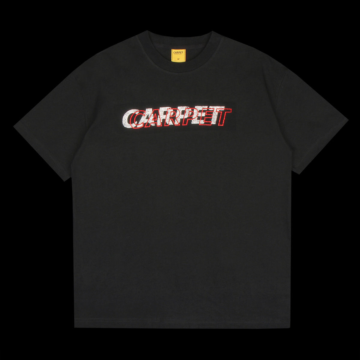 Carpet Company - Misprint Rhinestone T-Shirt
Color : Black