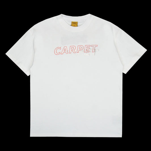 Carpet Company - Misprint Rhinestone T-Shirt
Color : White