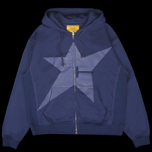Carpet Company - Puff Print Zip Hoodie
Color : Navy