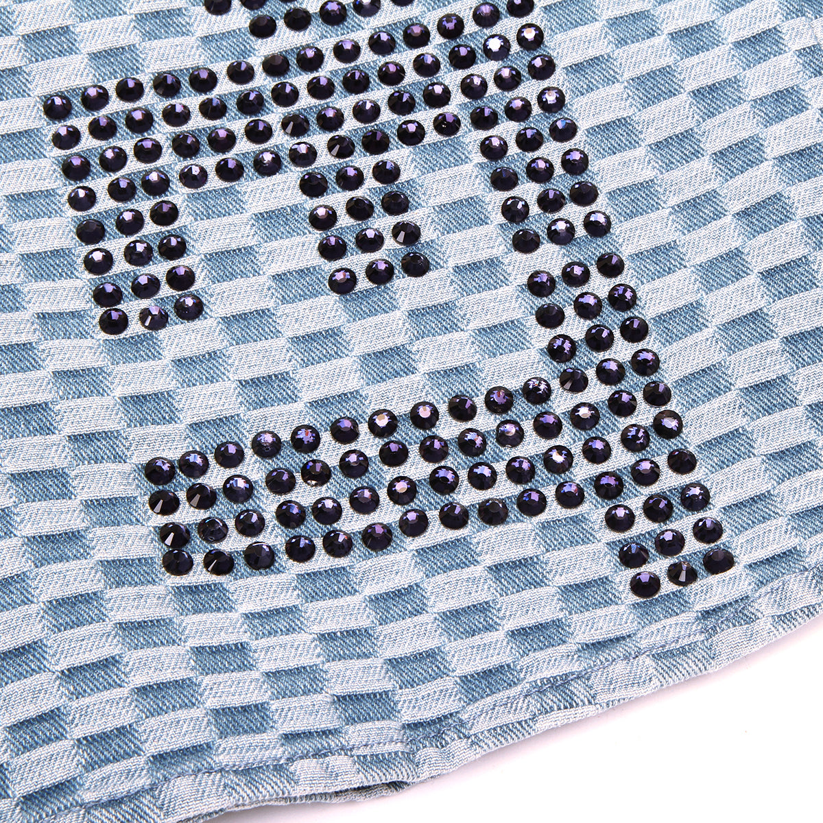 Carpet Company - Rhinestone Button-Up Shirt
Color : Denim