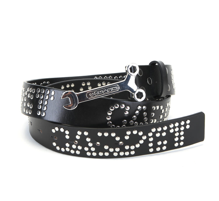 Carpet Company - Riveted Leather Belt
Color : Black