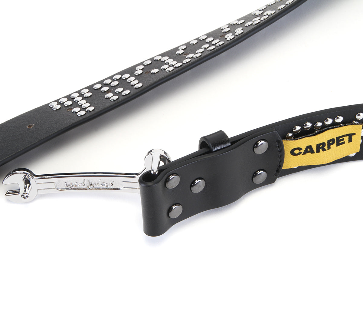 Carpet Company - Riveted Leather Belt
Color : Black