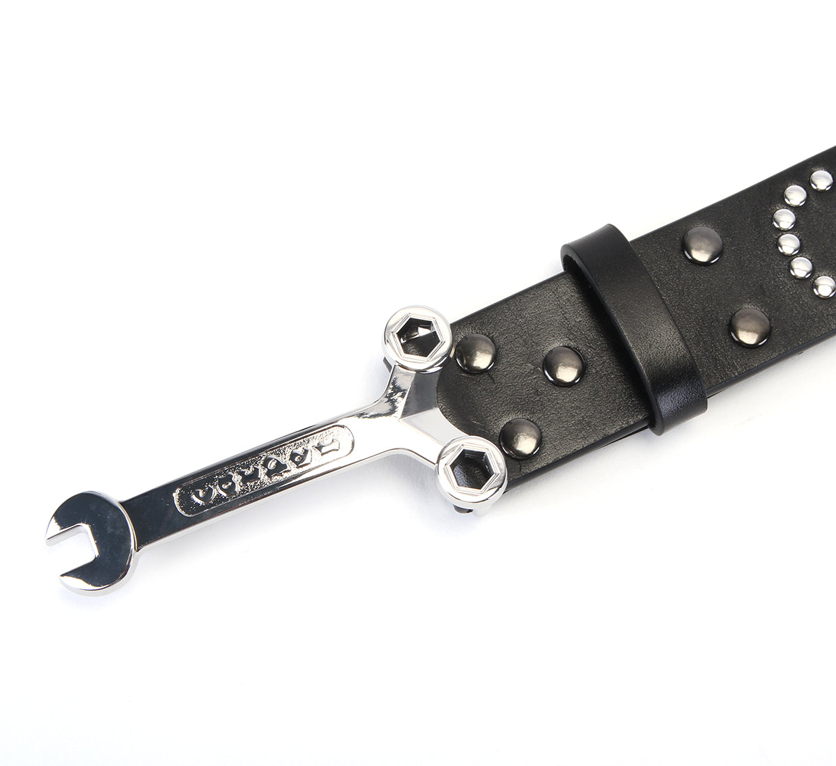 Carpet Company - Riveted Leather Belt
Color : Black