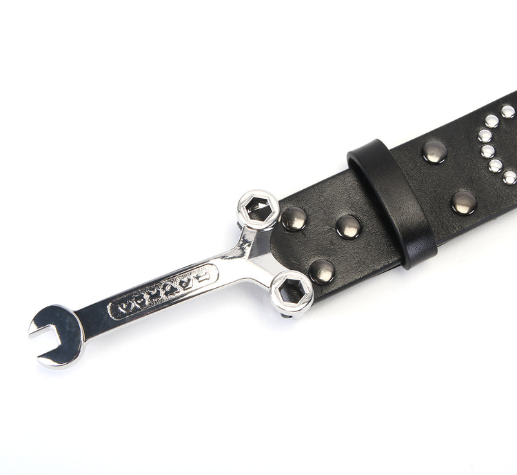 Carpet Company - Riveted Leather Belt
Color : Black