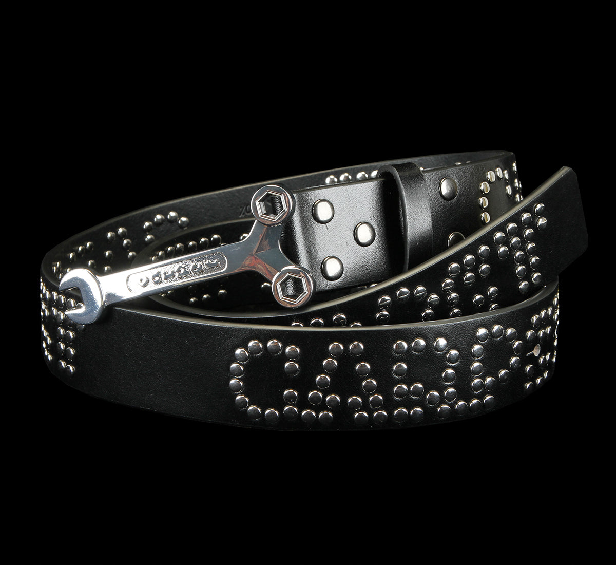 Carpet Company - Riveted Leather Belt
Color : Black