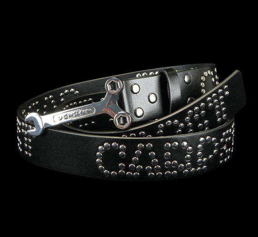 Carpet Company - Riveted Leather Belt
Color : Black