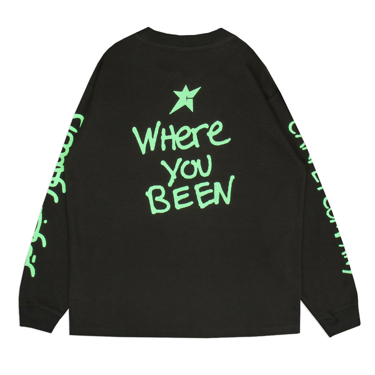 Carpet Company - Dinosaur Jr. Where You Been L/S Thermal
Color : Black