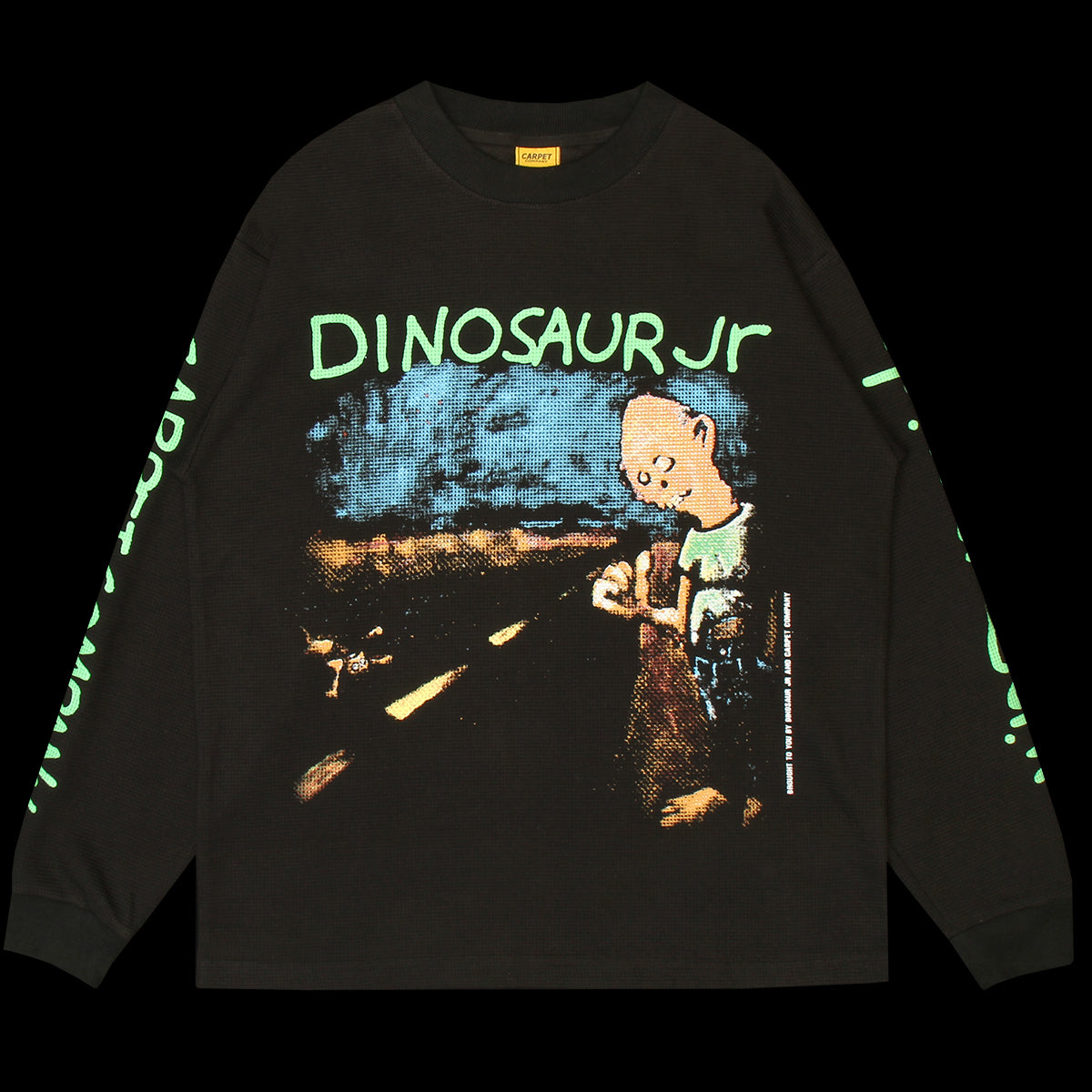 Carpet Company - Dinosaur Jr. Where You Been L/S Thermal
Color : Black