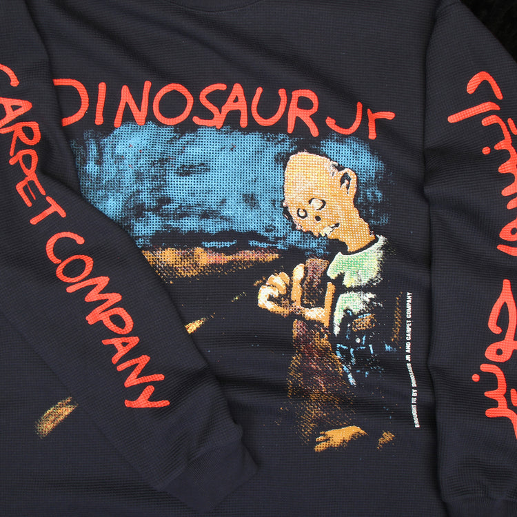 Carpet Company - Dinosaur Jr. Where You Been L/S Thermal
Color : Navy Blue