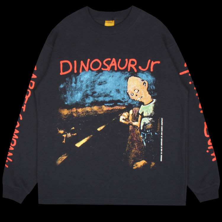 Carpet Company - Dinosaur Jr. Where You Been L/S Thermal
Color : Navy Blue